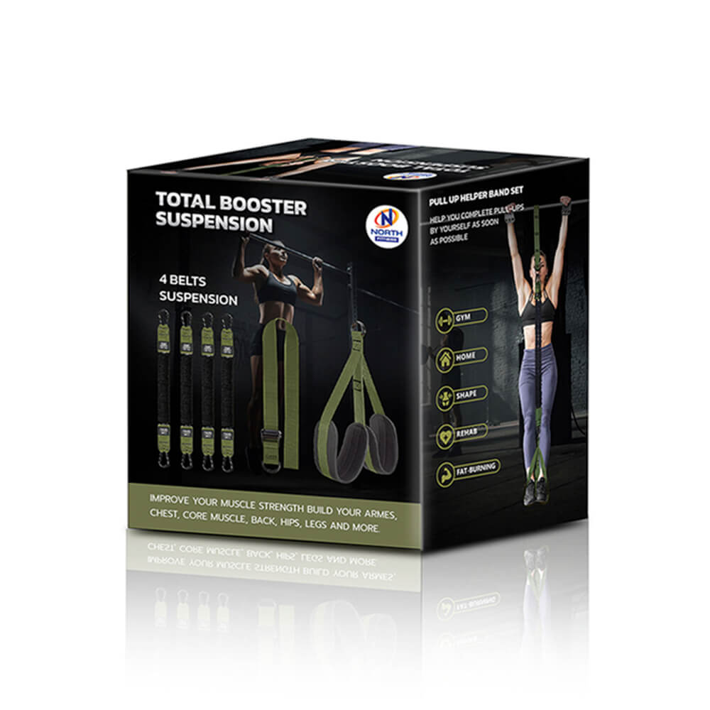 ยางยืดออกกำลังกาย NORTH FITNESS TOTAL BOOSTER SUSPENSION แรงต้านถึง4ระดับ